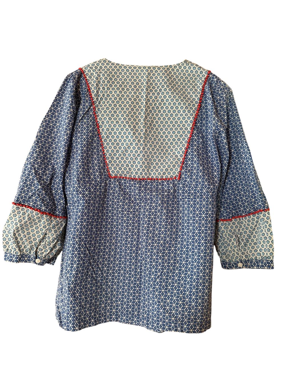Blusen: Bluse Damen blau weiss gemustert Grösse S/M – Gebraucht aus Kiental von gali_72 1
