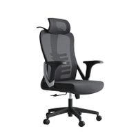 Ergonomischer Bürostuhl  hoher Rückenlehne und 2D-Kopfstütze