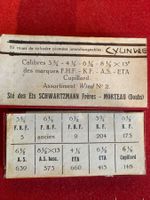 SCHWARTZMANN- Divers Calibres 10 Roues de Cylindre-Wied No 2