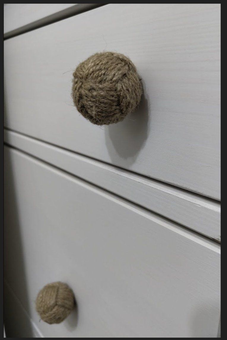 Kommoden: 12x Jute Möbelknauf – Gebraucht aus Vaduz von SVL 1