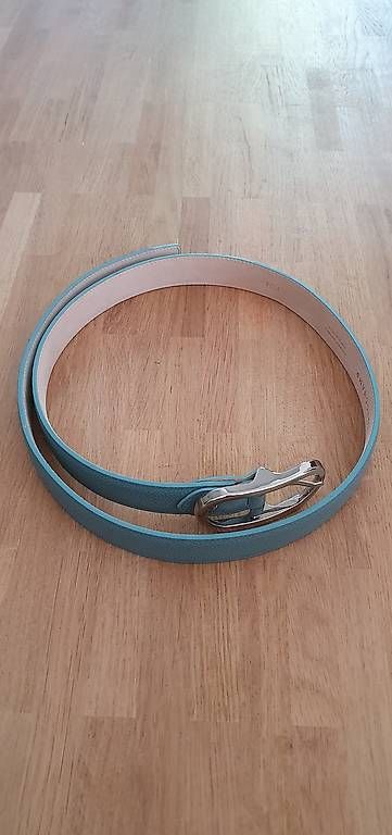 Gürtel: Longchamp-Gurt in Hellblau/Türkis – Neu und originalverpackt aus Zürich von zuHause75 1