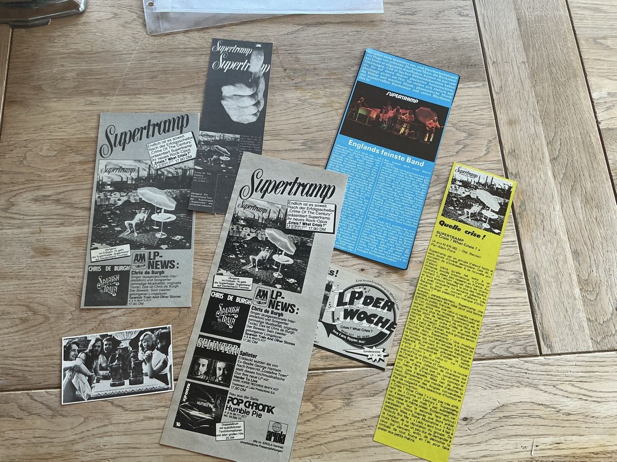 Riviste & Magazine: Supertramp - 530gr. Zeitungsartikel – Usato da Trachslau venduto da T140 6