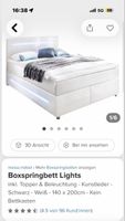 Boxspringbett Lights