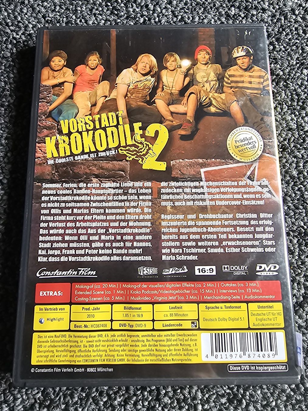 Tutti i DVDs: DVD Vorstadtkrokodile 2 (23062) – Usato da Ruswil venduto da jan_bxl5 1