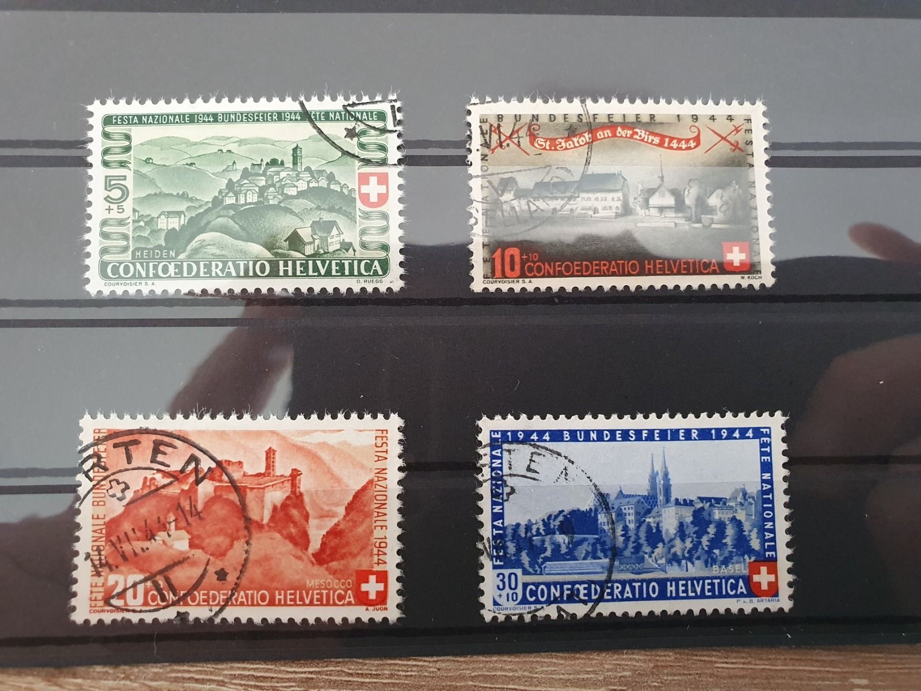 Tutti i francobolli: 1944 Pro Patria – Usato da Balgach venduto da SIMEON27