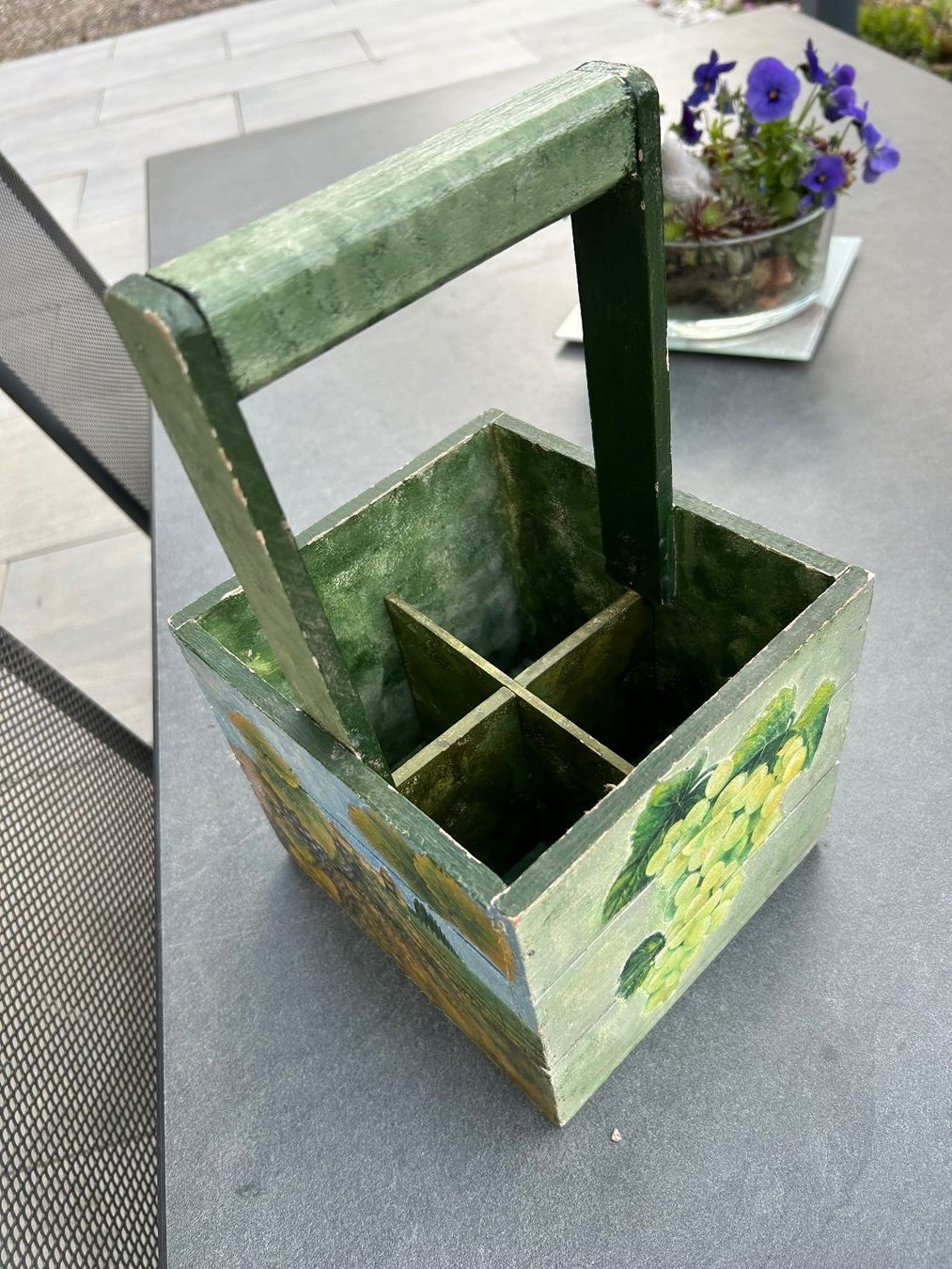 Toutes les décorations: Dekorativer Weinflaschen-Behälter – D'occasion à Eschenz par glaro14 2