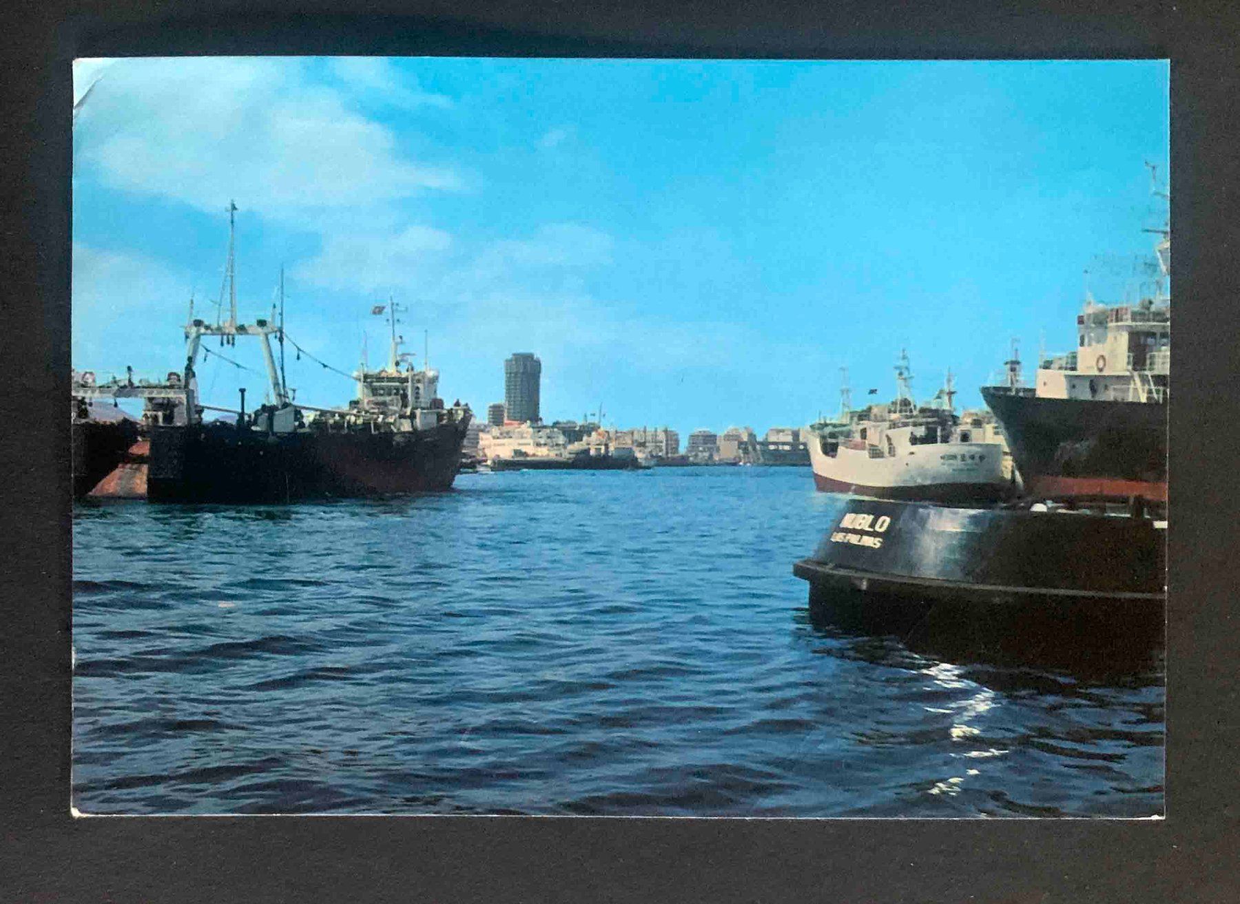 Cartoline postali: AK Gran Canaria Puerto  de Las Palmas Schiff – Usato da Goldau venduto da Balkonia09