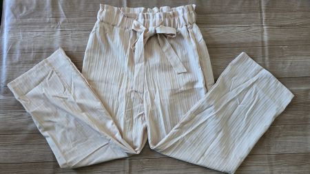 ​😍 Paperbag Hose - L - Wide Leg High Waist mit Schleife