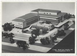Z 8242   Modell des Tonhalle- und Kongressgebäudes Zürich