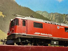 Bemo 1258 __ RhB Lokomotive Ge 4/4 II 623 __ Bonaduz __ H0m