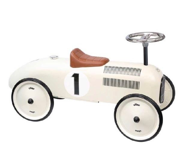 Vilac Veicoli per bambini: Vilac Vintage Rutschauto cremefarben – Nuovo e nell'imballaggio originale da Basel venduto da Seifehuesli 1