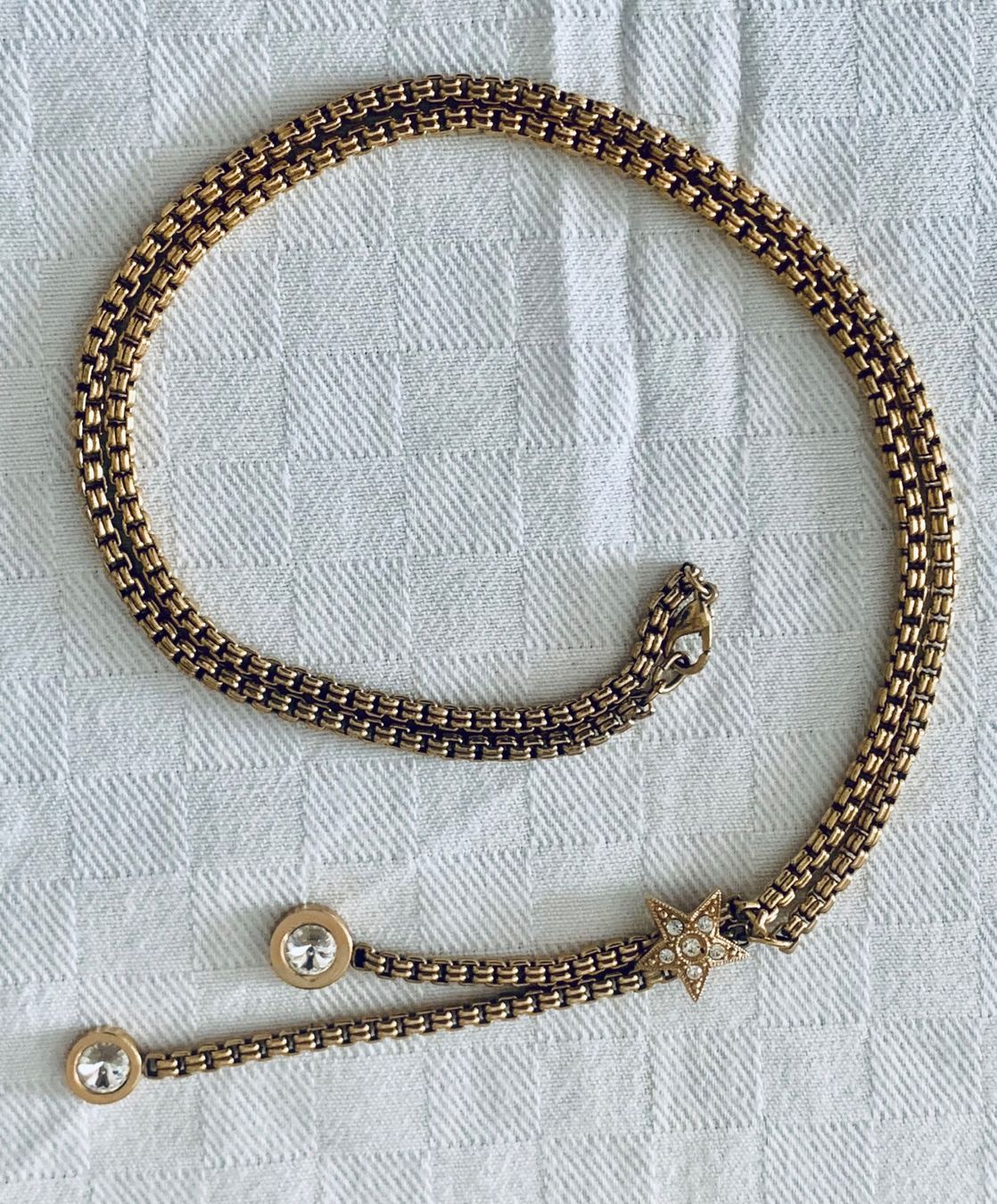 Ketten: Kette mit Zirkonias, goldfarben – Gebraucht aus Bern von Flora.Sonea 1