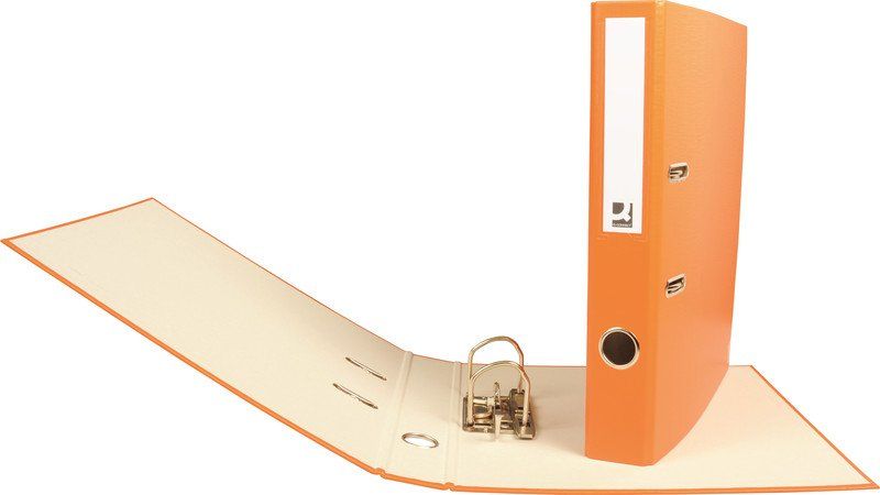 Raccoglitori: Q-CONNECT® Ordner A4, 4cm,  orange – Nuovo e nell'imballaggio originale da Oensingen venduto da Liquidations-Shop
