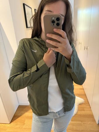 Nike Laufjacke Khaki Grösse S Damen