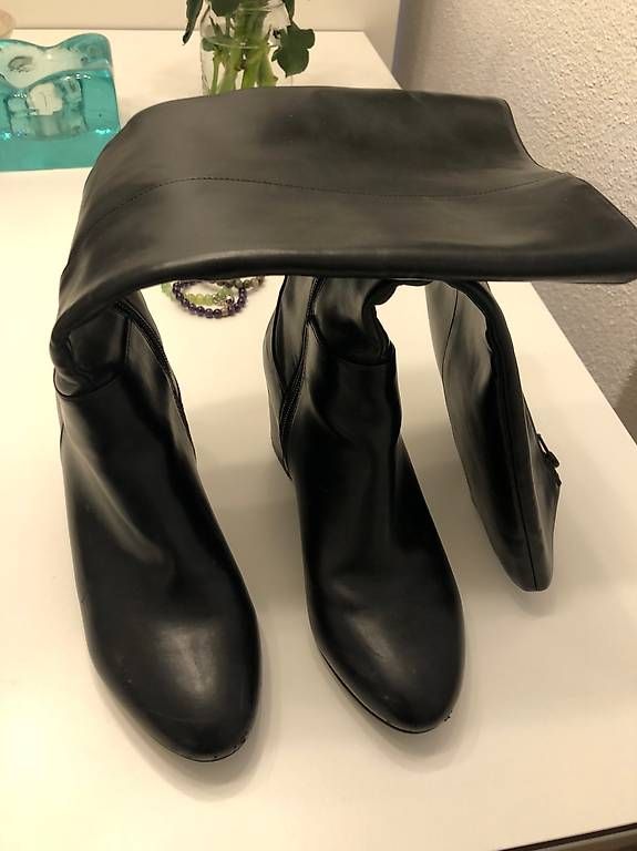 Damenschuhe: Damenlederstiefel schwarz Grösse 39 – Gebraucht aus Zürich von zuerich8032 3