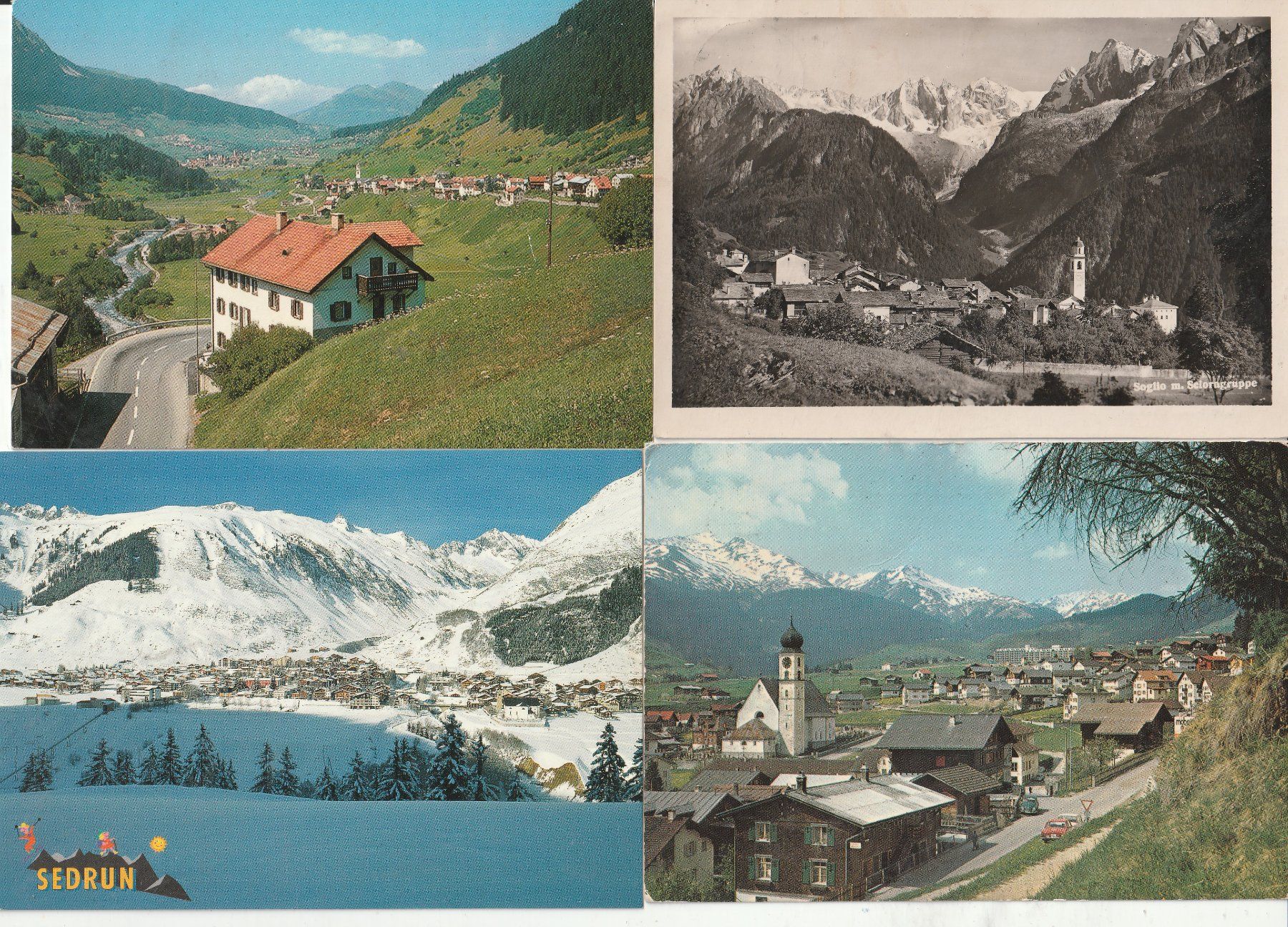 Cartoline postali: 24 AK. Dörfer-Ortschaften Graubünden – Usato da Lumbrein venduto da made02