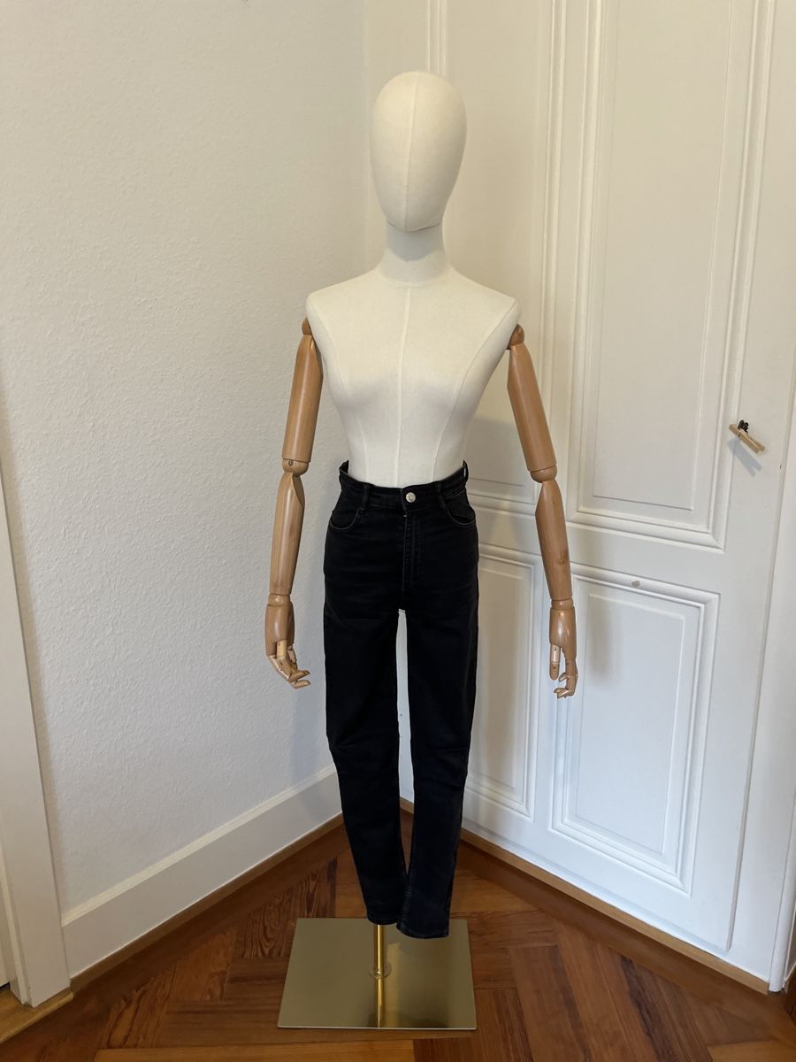 Zara Jeans: Zara Black Denim Jeans - Stylish! – Usato da Mies venduto da Nib2011 5
