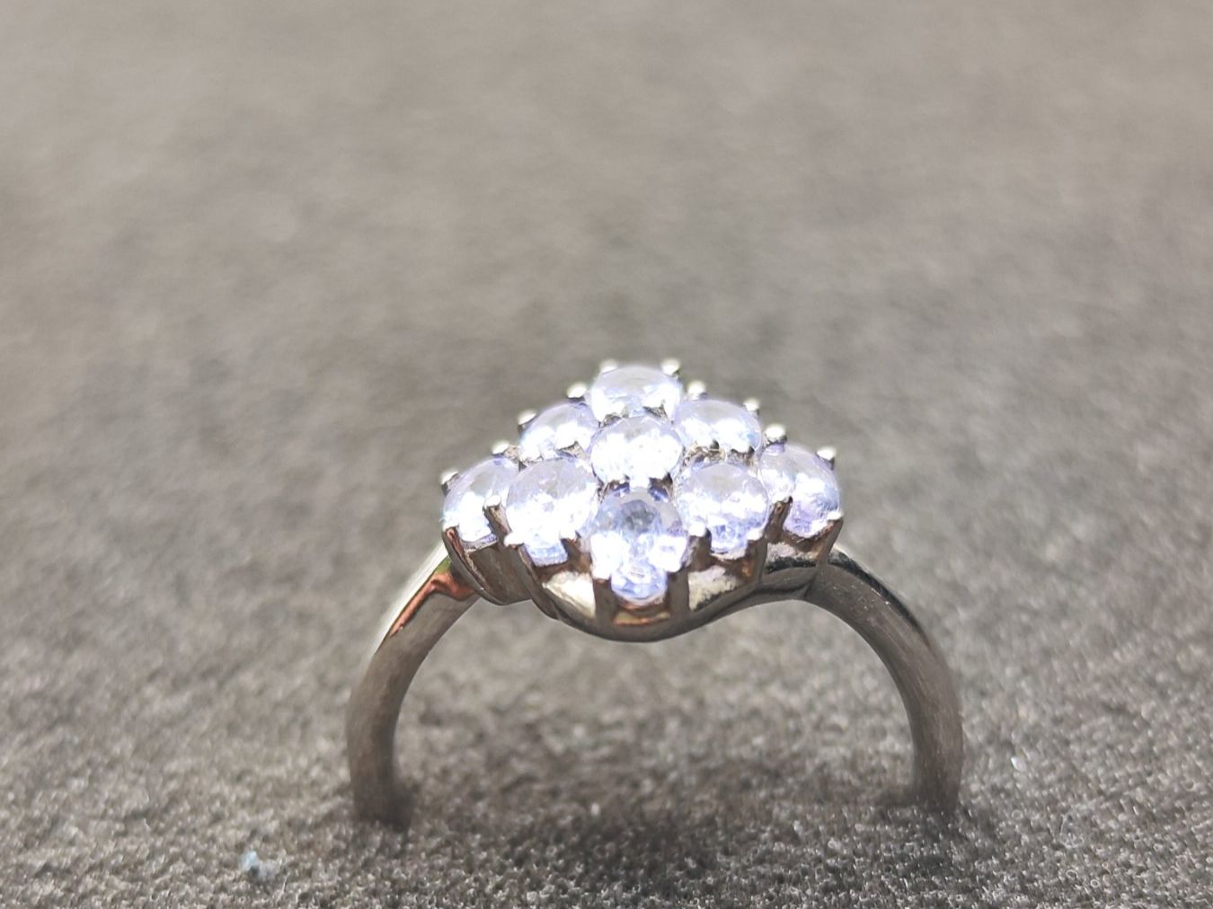 Anelli: Vintage 925er Silber Ring mit Tansanite Top – Usato da Steffisburg venduto da mat_8s7d 2