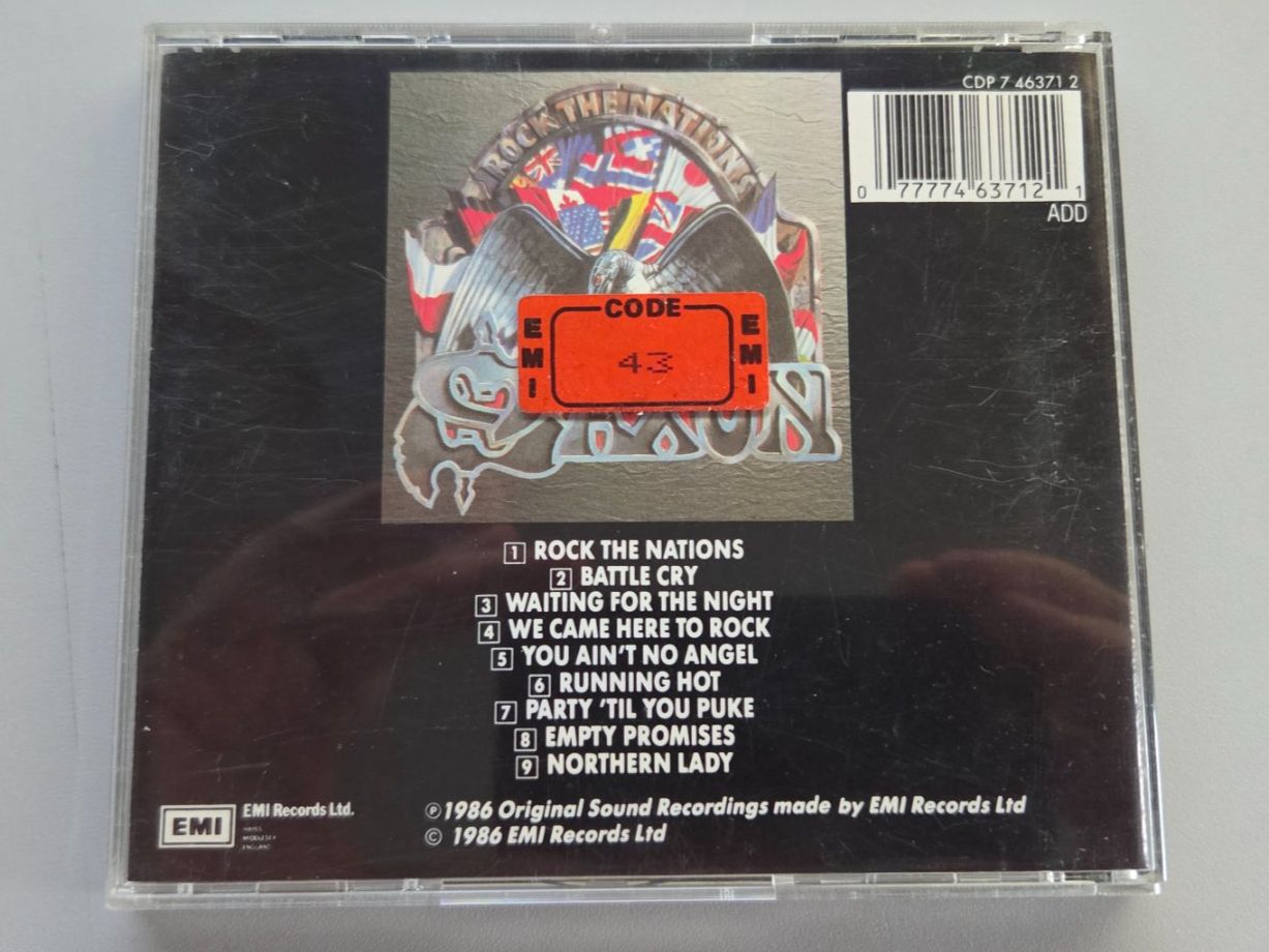 CDs: CD Saxon - Rock The Nations – Gebraucht aus Schaffhausen von Kellerrassel 2