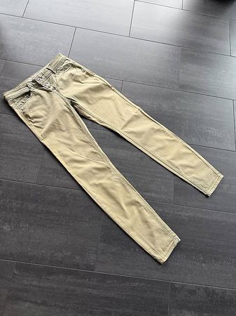Hose / Jeans - olive / olivegrün - 36