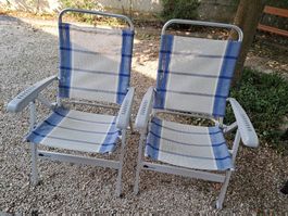 2 Campingstühle, Dukdalf Rumba, hochwertig, stabil, leicht