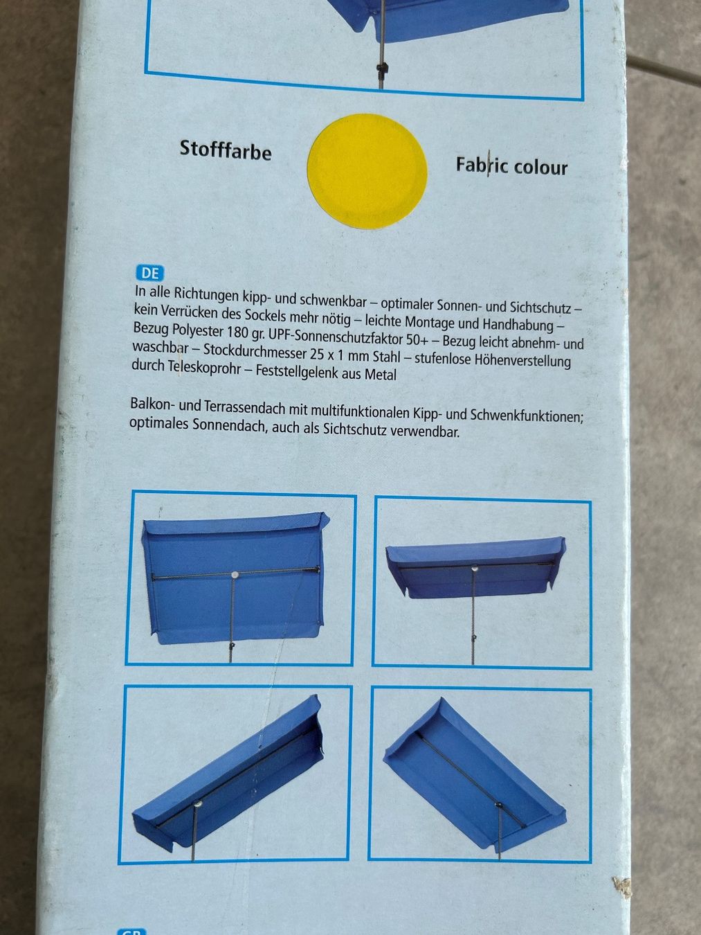 Sonnenschirme: Sonnendach – Gebraucht aus Dietikon von  3