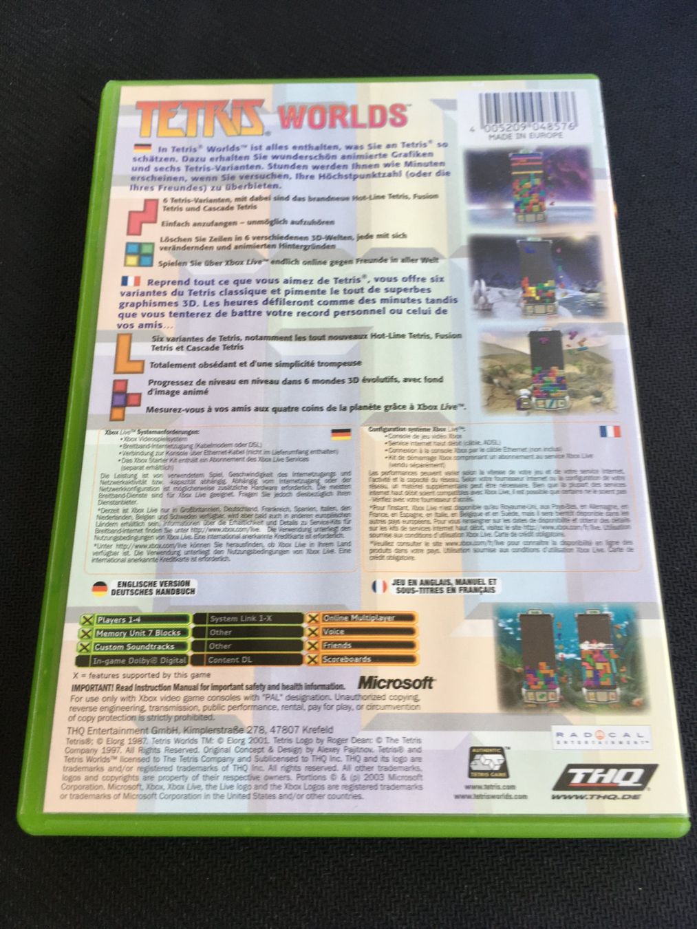 Microsoft Spiele: Tetris Worlds - Xbox – Gebraucht aus St.Gallen von sjosjo 1