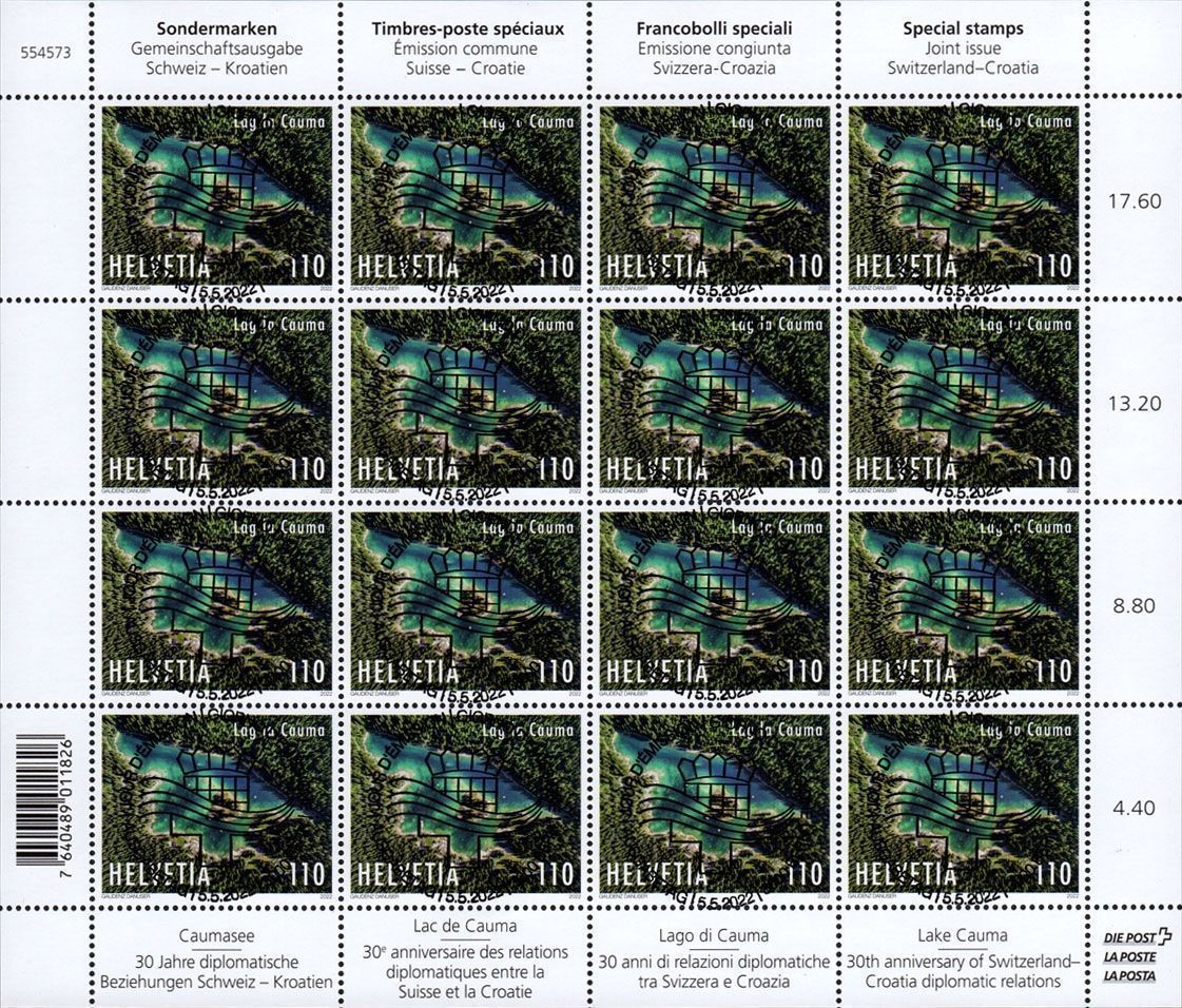 Alle Briefmarken: Bogen Caumasee Vollstempel – Neu (gemäss Beschreibung) aus Dottikon von haeusibuh5