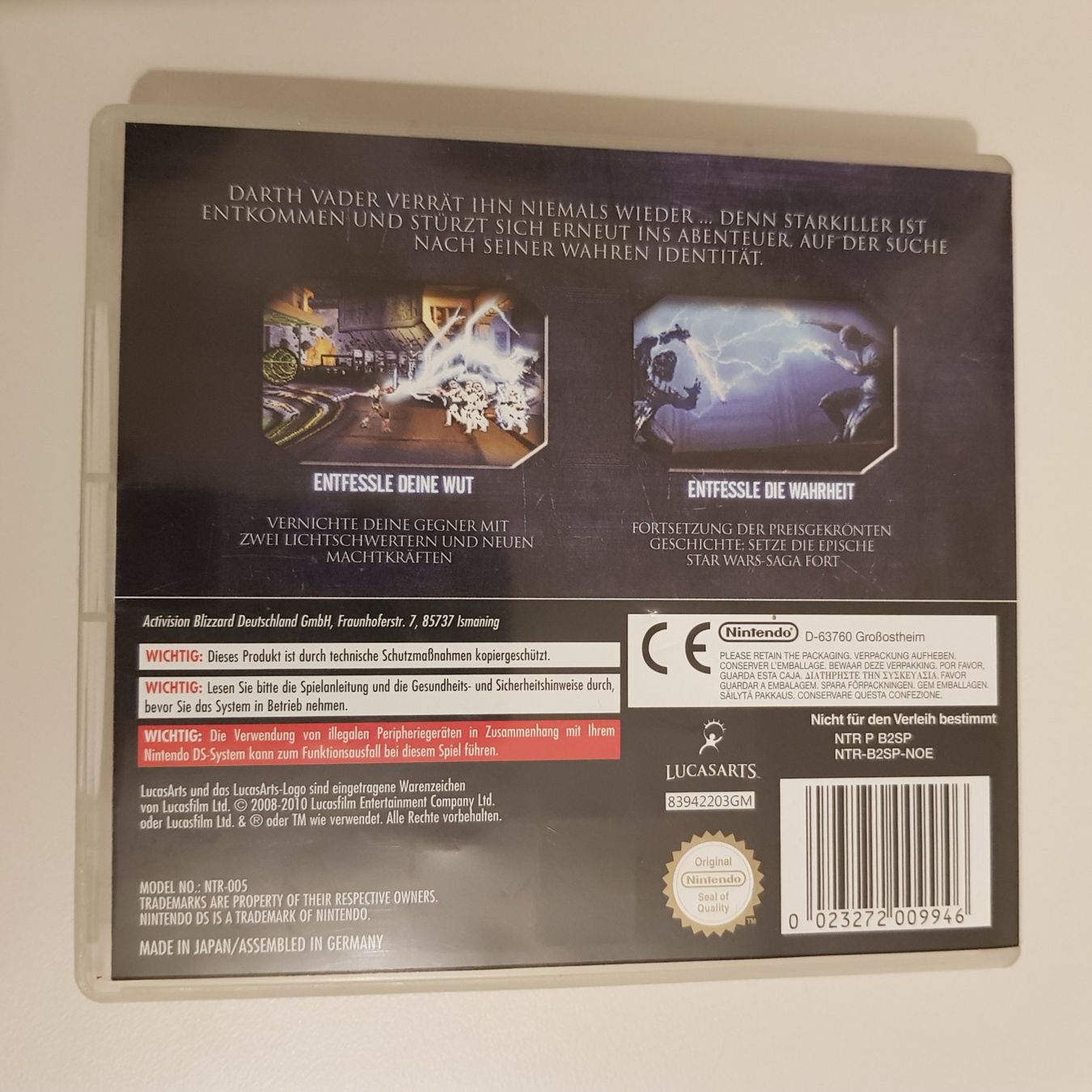 Nintendo Jeux: Star Wars - The Force Unleashed II /DS – D'occasion à Münchenstein par 2DGames 1