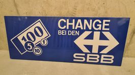 XXL Emailschild: Schweizerische Bundesbahnen SBB Change