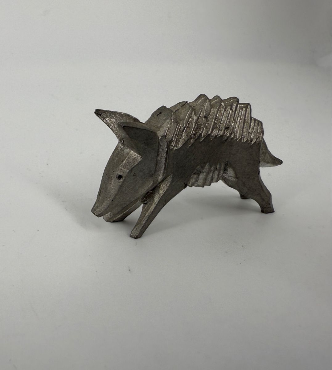 Figuren: Kleine Metallfigur Wildschwein  – Gebraucht aus Auenstein von moin. 2
