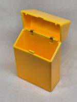 Neue gelbe Vintage-Zigarettenschachtel