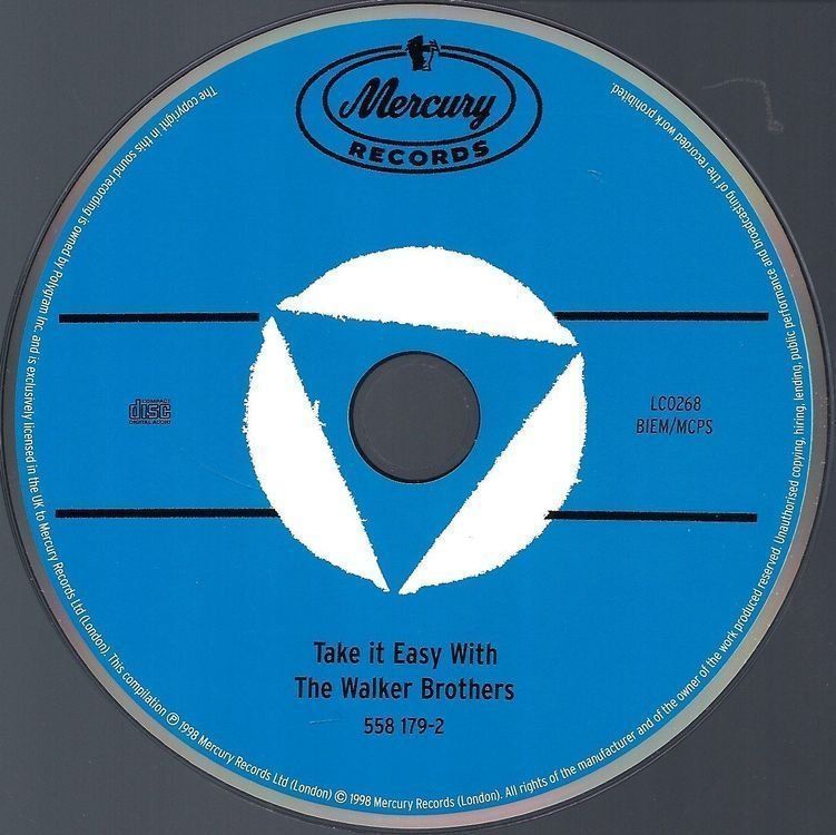 CDs: Walker Brothers TAKE IT EASY Gary + John + Scott  Walker CD – Gebraucht aus Kandergrund von Sososo 4
