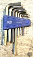Jeu de clés Allen PB SWISSTOOL 1.5-10 mm. Bon état