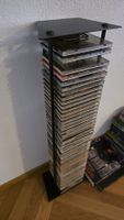 CD Regal schwarz Metall für ca. 50 CDs guter Zustand