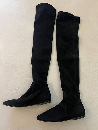 Isabel Marant Étoile Overkneeboots, neu, Grösse EU37