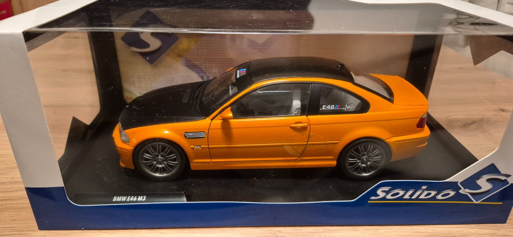 BMW Modellautos: BMW E46 M3 Coupe 2000 Orange Solido 1:18 NOVP – Neu und originalverpackt aus Stäfa von wkmodells 7