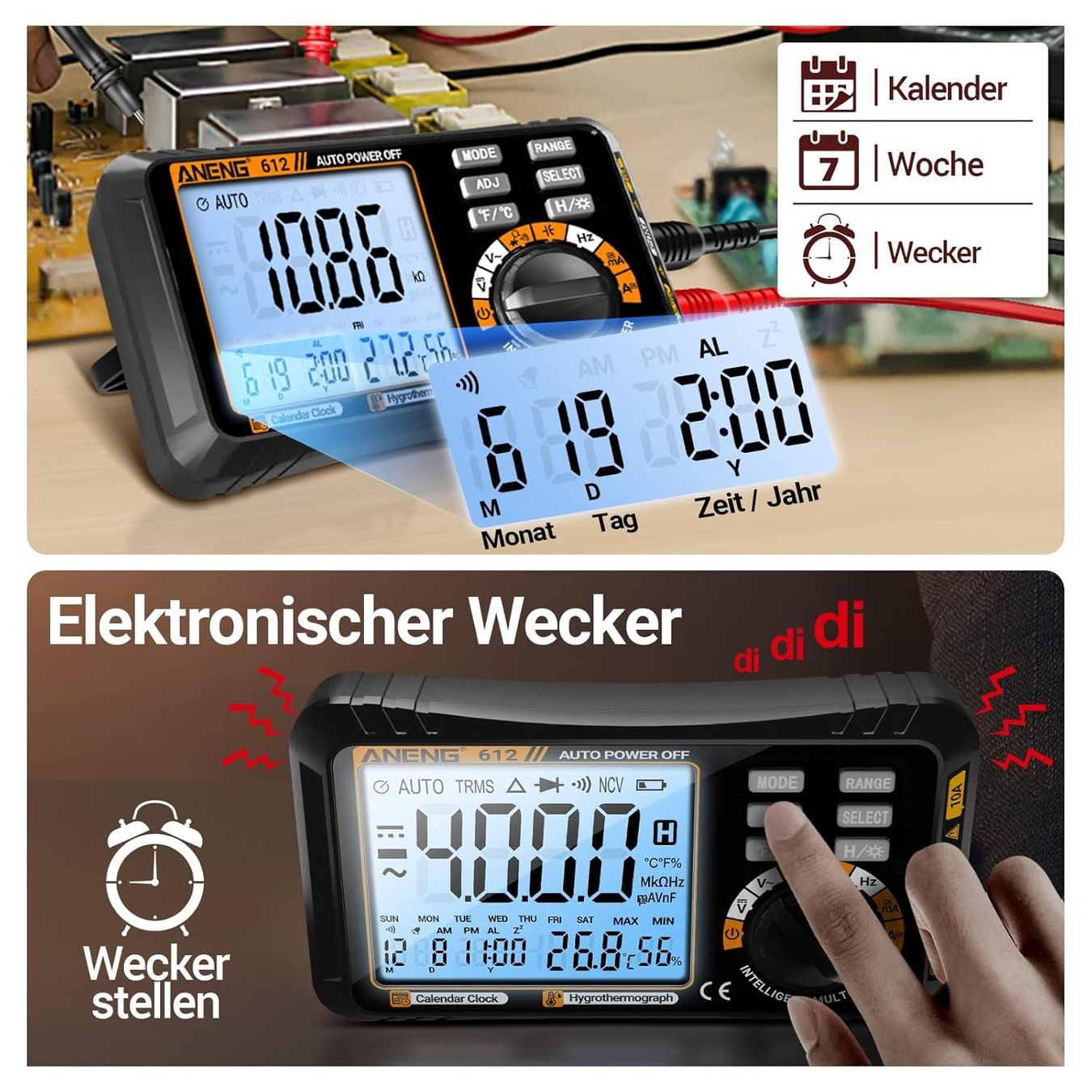 Misurare: Pro Digital Multimeter mit Zubehör – Nuovo e nell'imballaggio originale da Geneve venduto da Titi2008 6