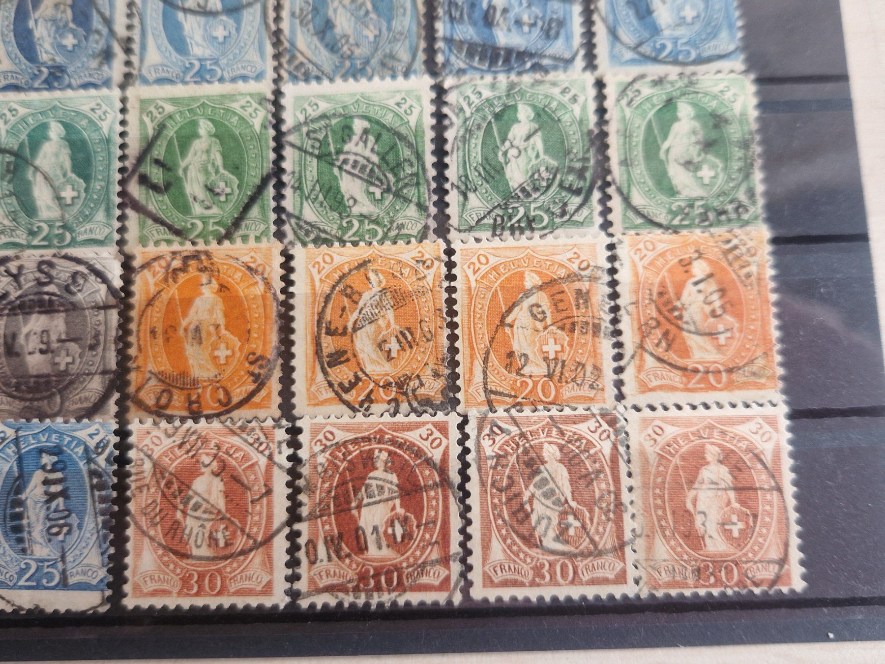 Tutti i francobolli: Ansammlung Stehende, nicht bestimmt, ab 1.- – Usato da Burgdorf venduto da Glossy01 9