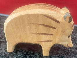 Vintage Osthiemer Wildschwein mit Brandstempel