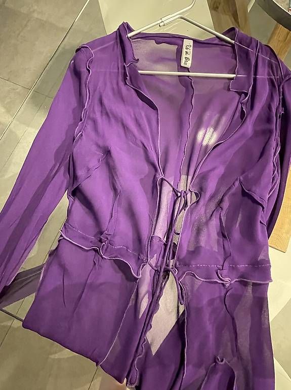 Camicette: Camicia Rat & Boa viola – Usato da Canobbio venduto da Gio-desi 3
