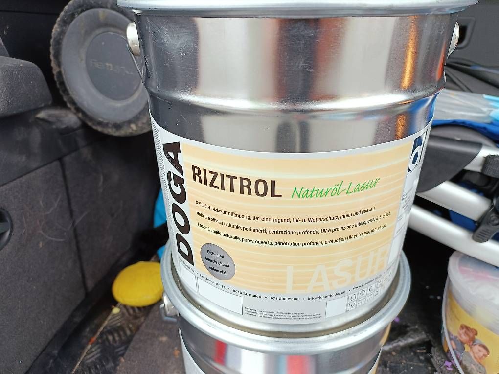 Colori: Naturöl-Lasur Rizitrol Eiche hell – Usato da Wattwil venduto da Mambo851
