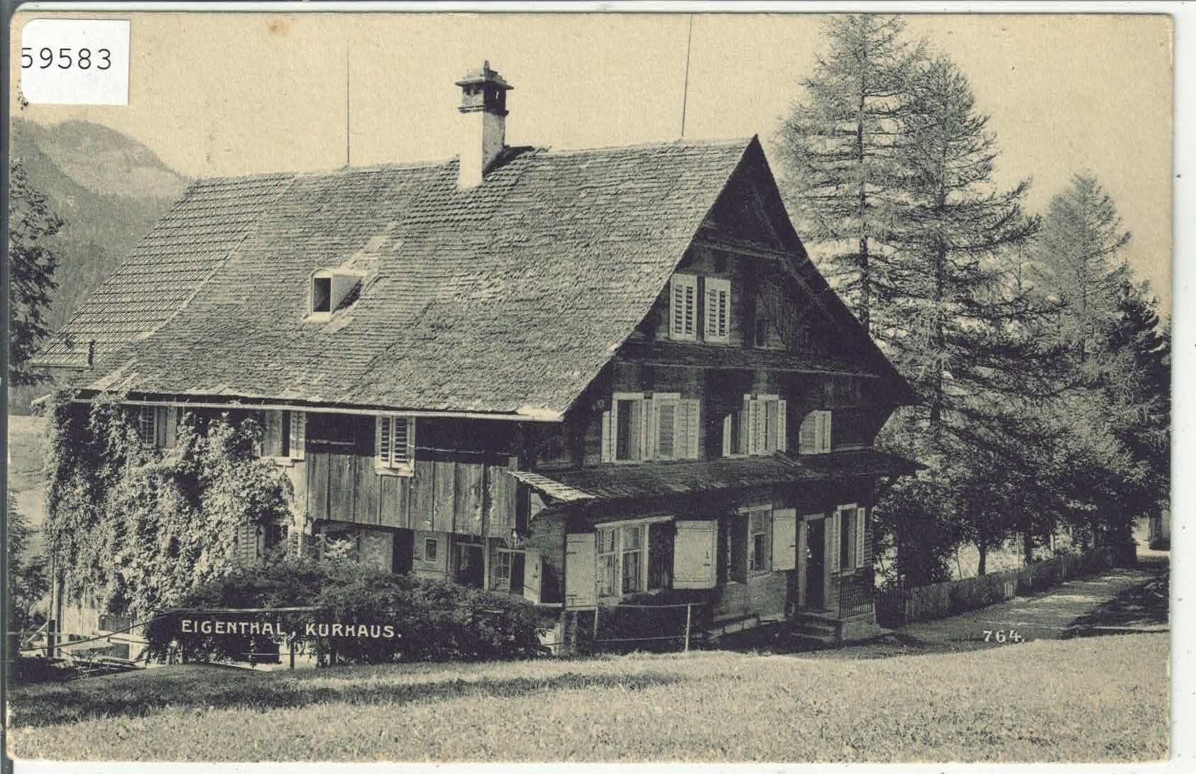 Cartes postales: Kurhaus Eigental – Défectueux à Ettingen par Kartenplanet