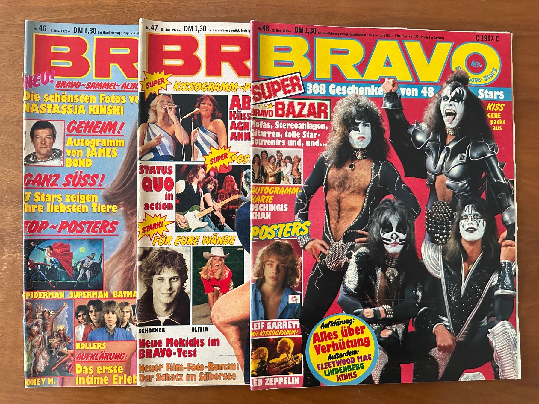 Riviste & Magazine: BRAVO 1979 Nrn. 46 / 47 / 48 – Usato da Zürich venduto da die_5djt