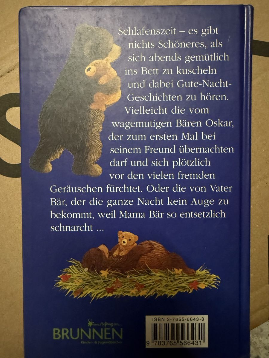 Bücher: Buch - Wenn kleine Bären müde werden – Gebraucht aus Andwil SG von Skyline21 1