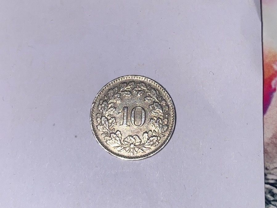 Tutti le monete: 10 CENTIMES 1944 - SUISSE – Usato da Le Brassus venduto da cinema13 1