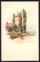 Litho La Tour de Peilz, Ortsansicht