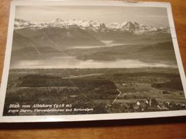 Blick vom Albishorn, gegen Zugersee, um 1940