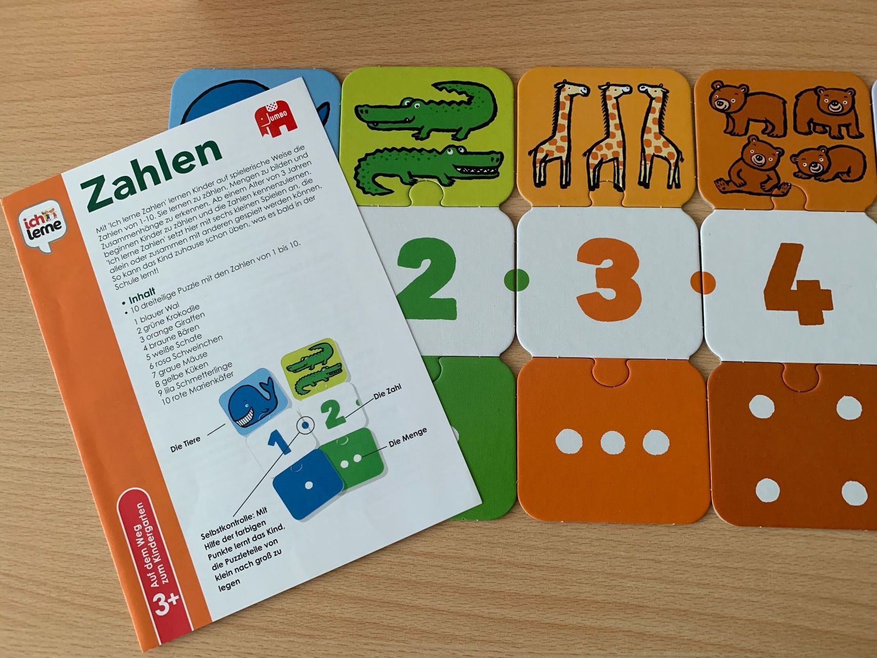 Spiele: Jumbo Zahlen Lernspiel 3+ – Gebraucht aus Birmensdorf ZH von  3