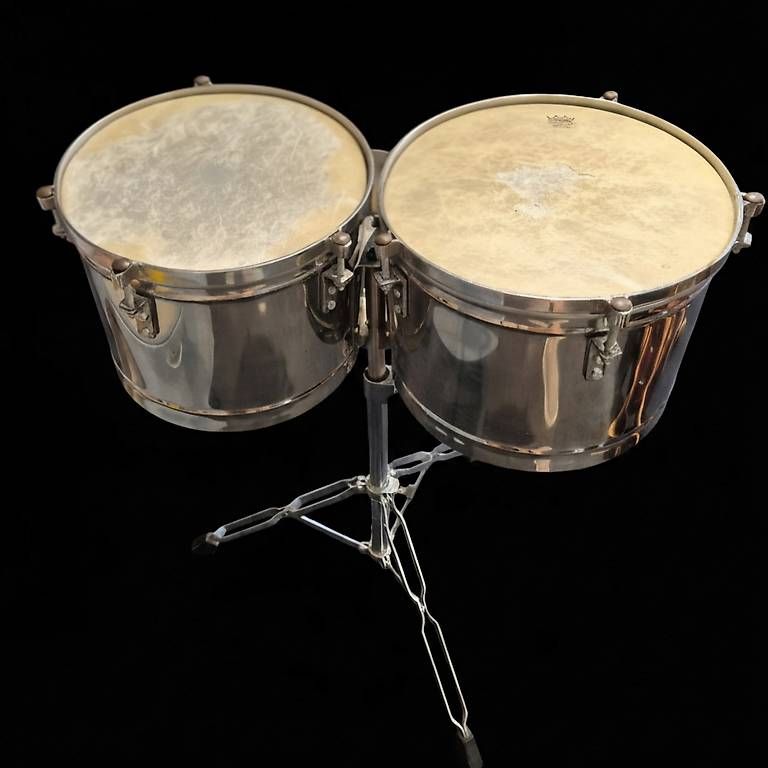 Musikinstrumente: Timbales inkl Ständer – Gebraucht aus Biglen von Timeover 1